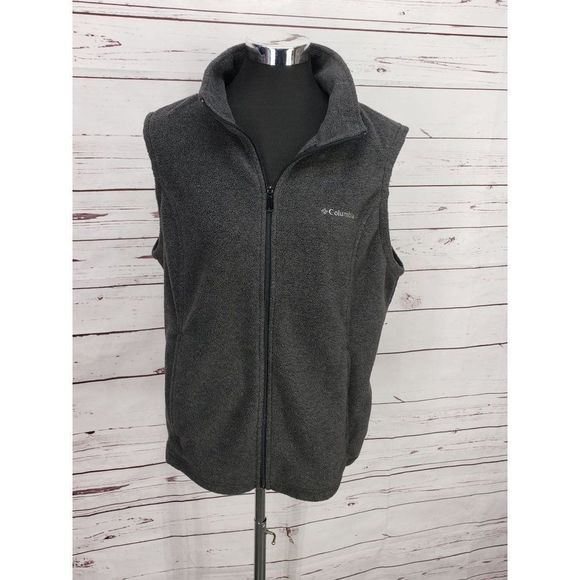 Columbia Gray Size Small Zippered Vest Jacket - Picture 5 of 11